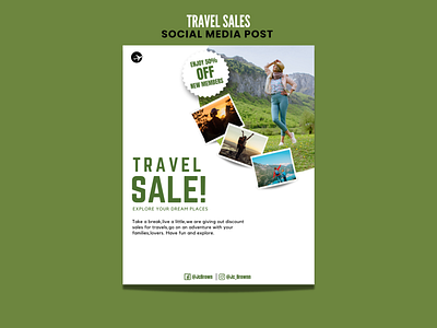 Travel Sales Social Media Design Post