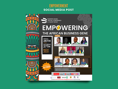 Empowerment Social Media Design Post