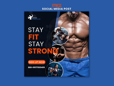 Fitness Social Media Design Post