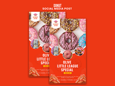 Donut Social Media Design Post