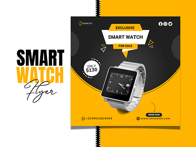 Smart Watch Flyer Design