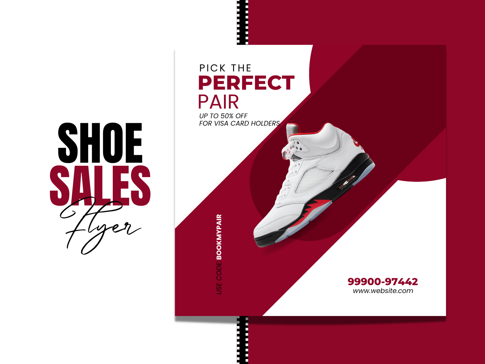 Shoe Sales Flyer Design by Jc Brown on Dribbble