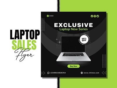 Laptop Sales Flyer Design