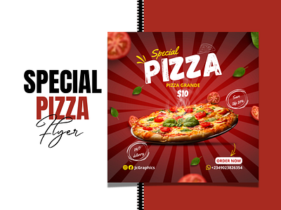 Special Pizza Flyer Design design designflyer flyer designs graphic design graphic designer pizza sales poster design social media flyer designs