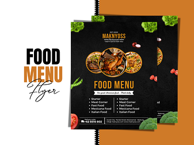 Food Menu Poster Design design designflyer flyer designs food menu food poster graphic design graphic designer poster design social media flyer designs