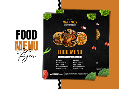 Food Menu Poster Design