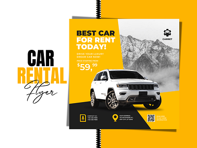 Car Rental Flyer Design