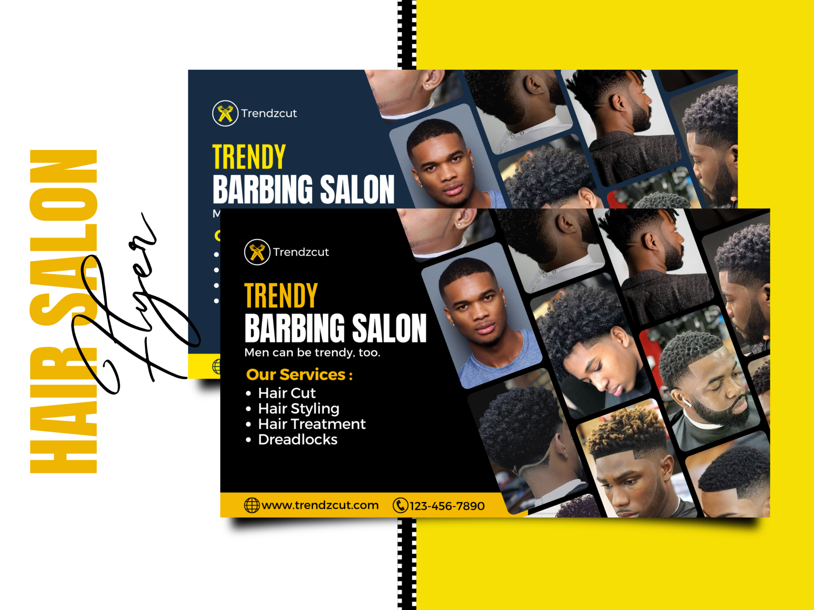 Hair Salon Poster Design By Jc Brown On Dribbble