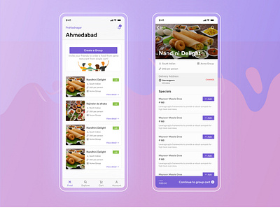 Online Food Delivery App Concept