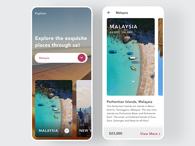 Travel App Concept