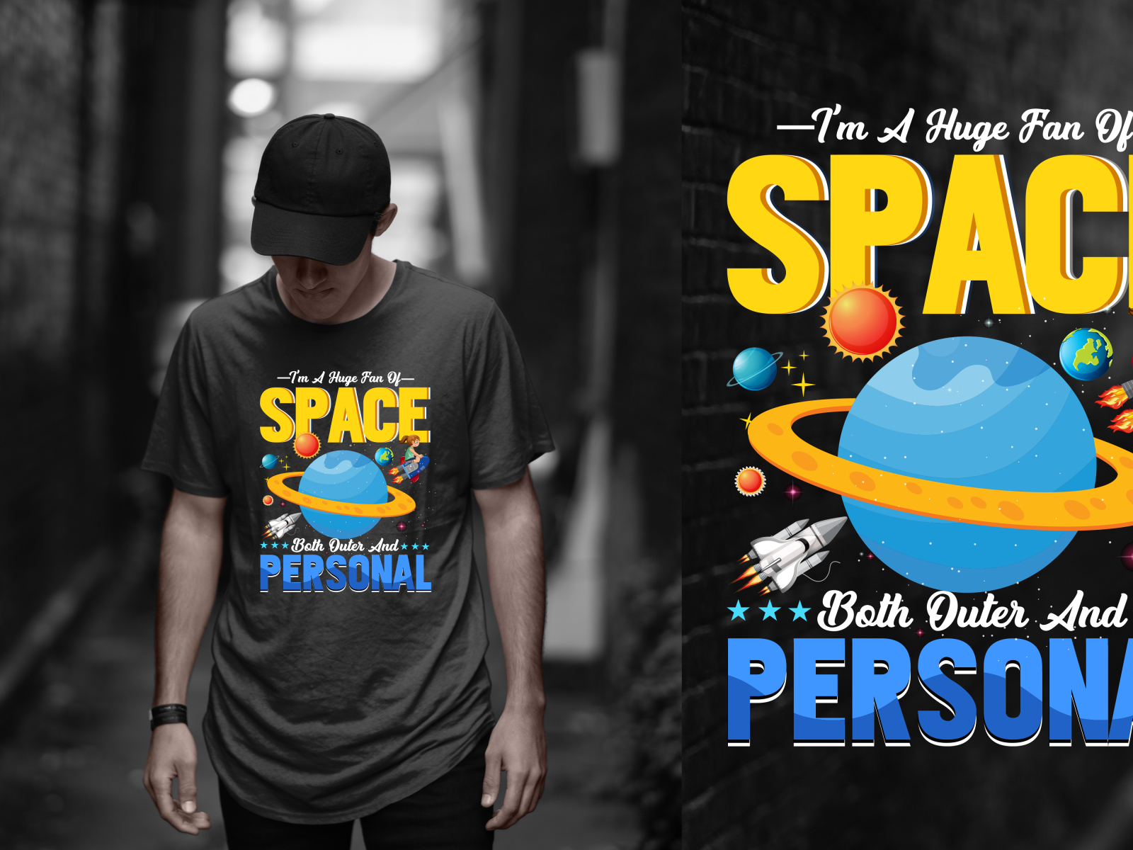 Space T shirt Design Custom T shirt by Design on Dribbble