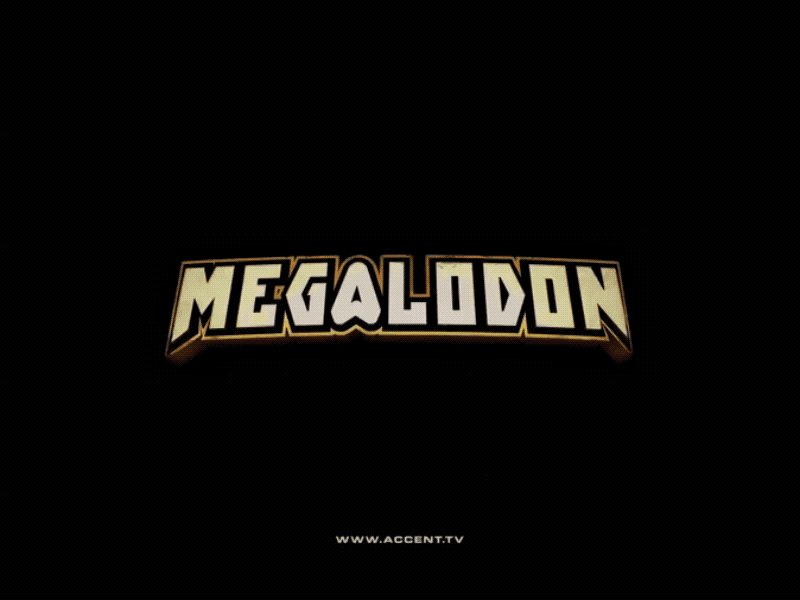 Megalodon Redesign accent creative bass music bassrush black label logo logo design megalodon never say die