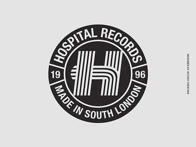 Hospital Records Stripe Logo accent creative drum n bass hospital records jungle junglist