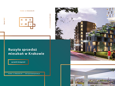 Novum - key visual apartments brand branding cups editorial firstshot gold key visual logo presentation rebranding welcome