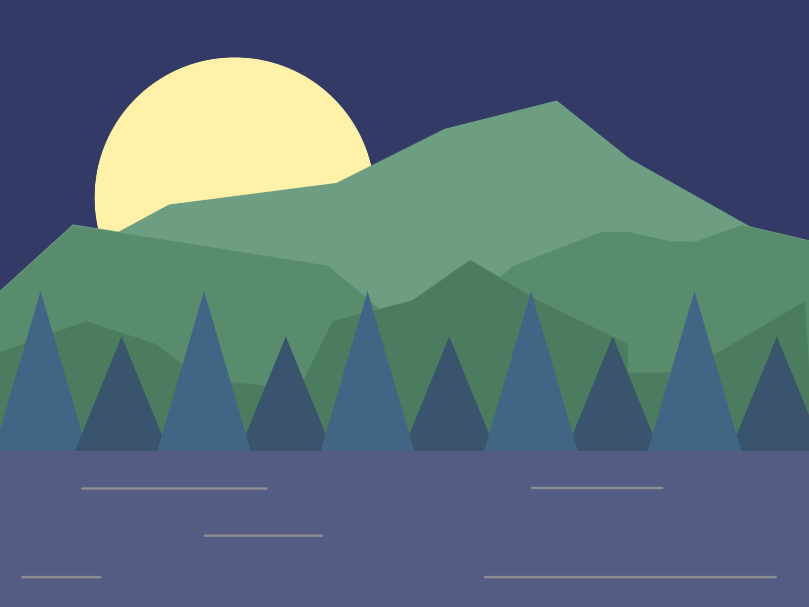 Weekly Warmup - Lost in the Mountains by Komal Dhawan on Dribbble