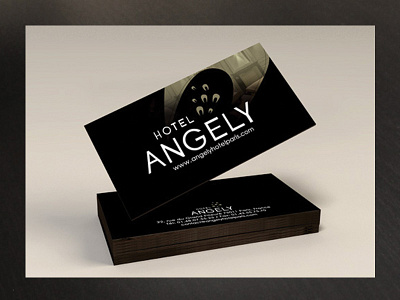 Carte Hotel Angely beautiful booking business business card card classy design elegant hotel name card paris room