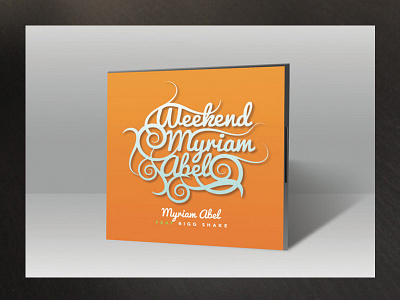 Weekend Myriam Able Joss Beaumont artwork cover dj famous france mixing music remix singer track typo weekend