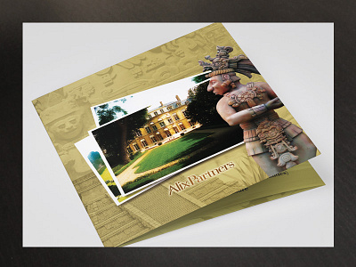 Alix Partners Invitation bifold brochure business company corporate invitation invite professional