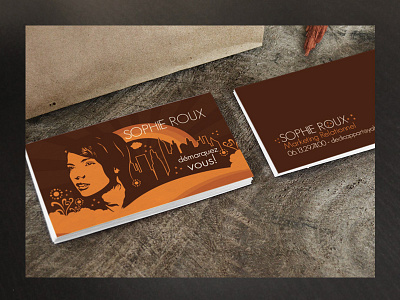 Carte Sophie Roux Marketing agent business business card card company corporate creative france marketing name card negotiator paris