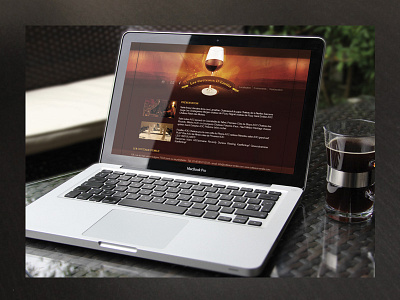 Site Coteaux Emilie design france french homepage internet presentation restaurant web website