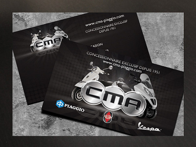 Business card Cma brands business card card company logo moto name card sale scooter shop vehicle