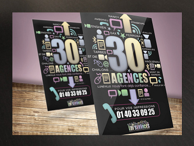 Flyer Ldi advertising agency commercial communication creative design flyer global services modern promotion promotional