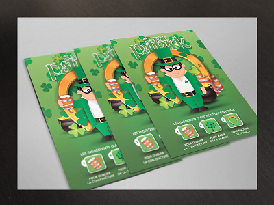 Ldi saint patrick illustration advertising caricature communication flyer humorous illustration ireland print saint patrick st pat web