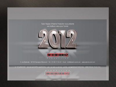 Wish Card Adamis 2012 business card communication corporate design letter format new year print wish wish card