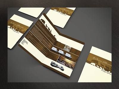brochure Ferme Alexandre add advertising brochure business commercial company design farm food france french product