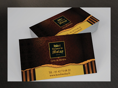 Member Card Molay Hotel card classy contact elegant fidelity france hotel luxury member paris vip