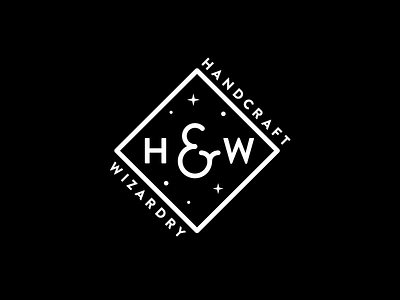Handcraft & Wizardry atelier black harry logo potter studio wizard