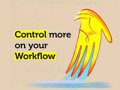 Workflow illistration marketing web workflow