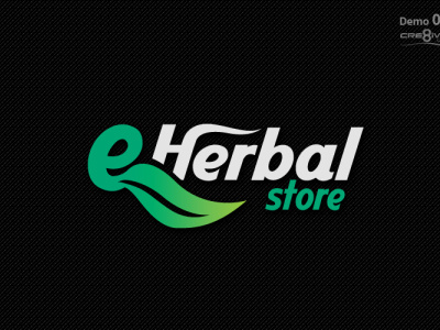 eHerbal Store branding design graphic design illustration logo