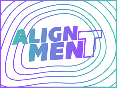 Alignment podcast cover art design podcast