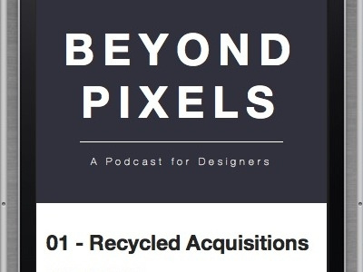Beyond Pixels - A Website for a Podcast podcast website