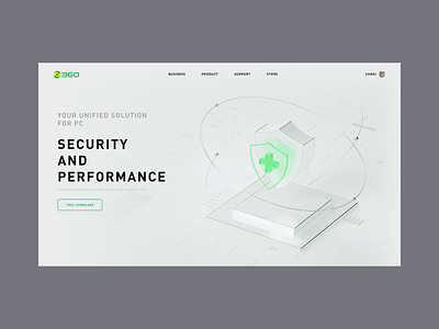 Security web design by c4d