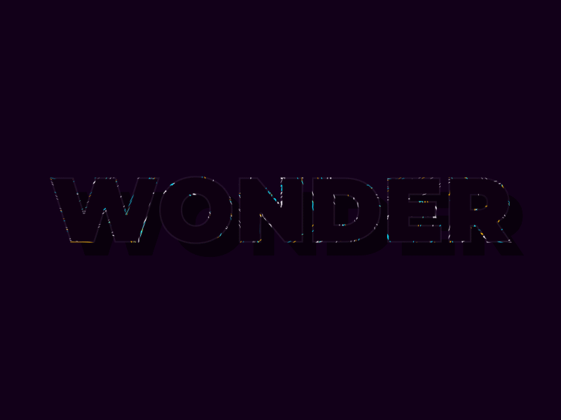 Wandering universe random project after effects gif motion graphics wonder