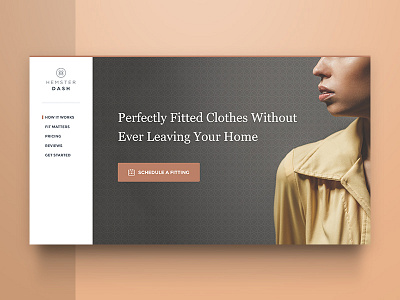 Hemster Dash dash hemster landing on demand page tailoring website