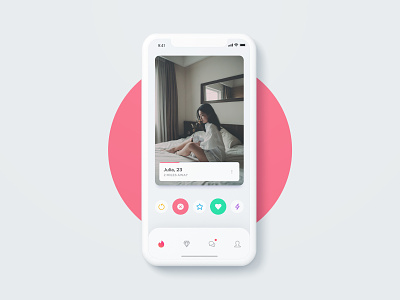 Tinder Redesign app dating ios iphonex mobile redesign sketch tinder ui ux design