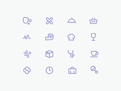 Icons Freshlabs art icon kit line pack set