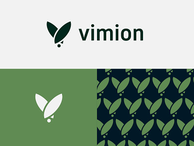vimion logo design brand brand identity branding corporate design health logo medicine modern nature plants simple supplements timelss vegan vegetarian