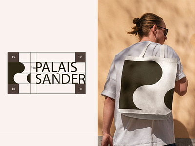 Palais Sander Logo and Identity art art gallery brand brand identity branding corporate design design logo logomark minimal modern museum simple symbol timeless