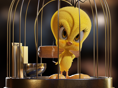 Caged Bird - Tweety