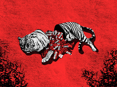 Tiger Full of Candy candy red tiger wwf