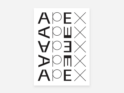 Apex apex happiness high highpoint letters positivity typgoraphy zine