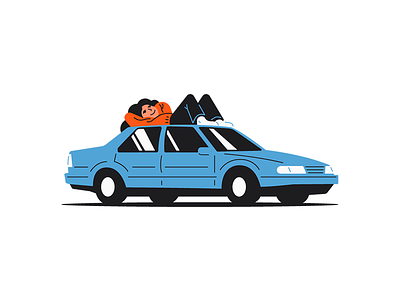 Root, for every stage of life car illustration insurance root
