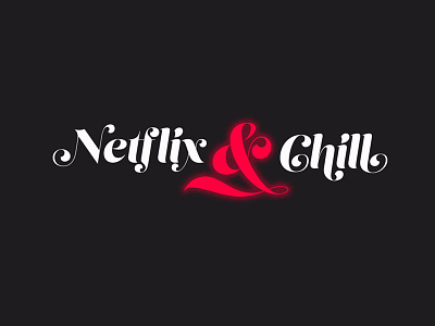 Netflix & Chill Logo Idea by nicolemors on Dribbble