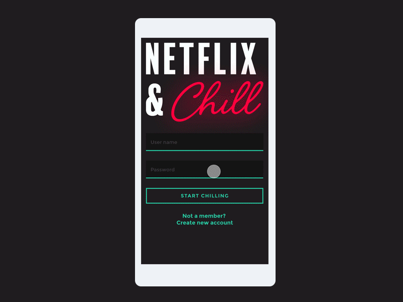Netflix & Chill the App