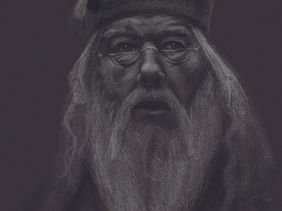 Dumbledore Quick Sketch albus dumbledore harry potter ipad sketch wizard
