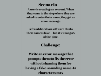 Scenario